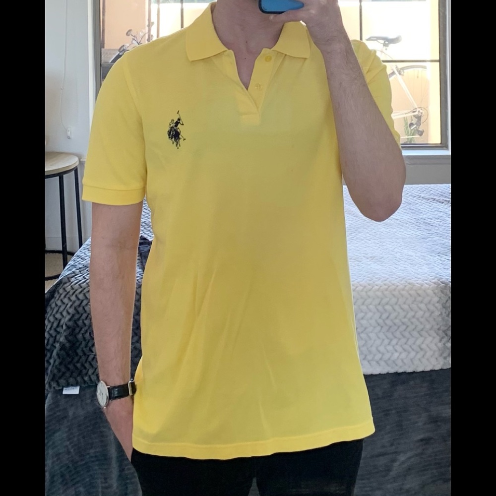 US Polo Assn Yellow Polo